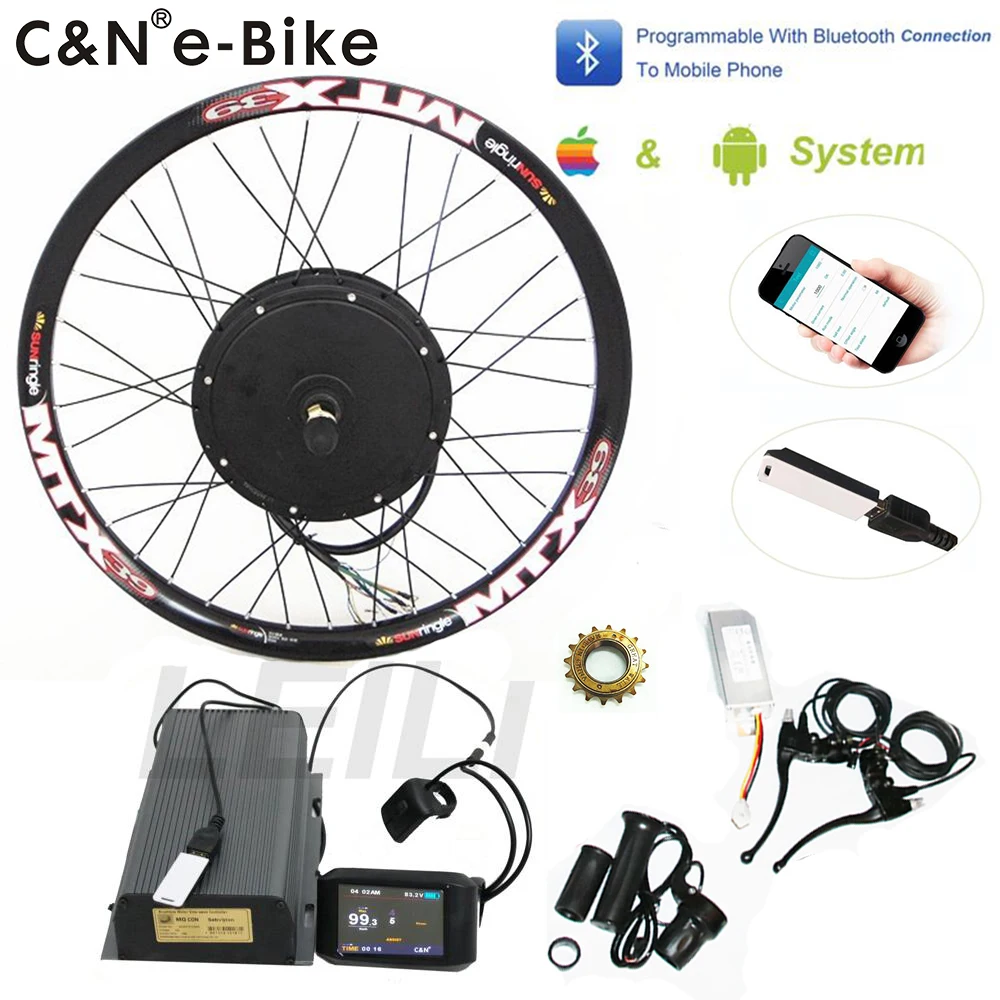 Roda Sepeda Konversi Kit Hub Motor Kit 