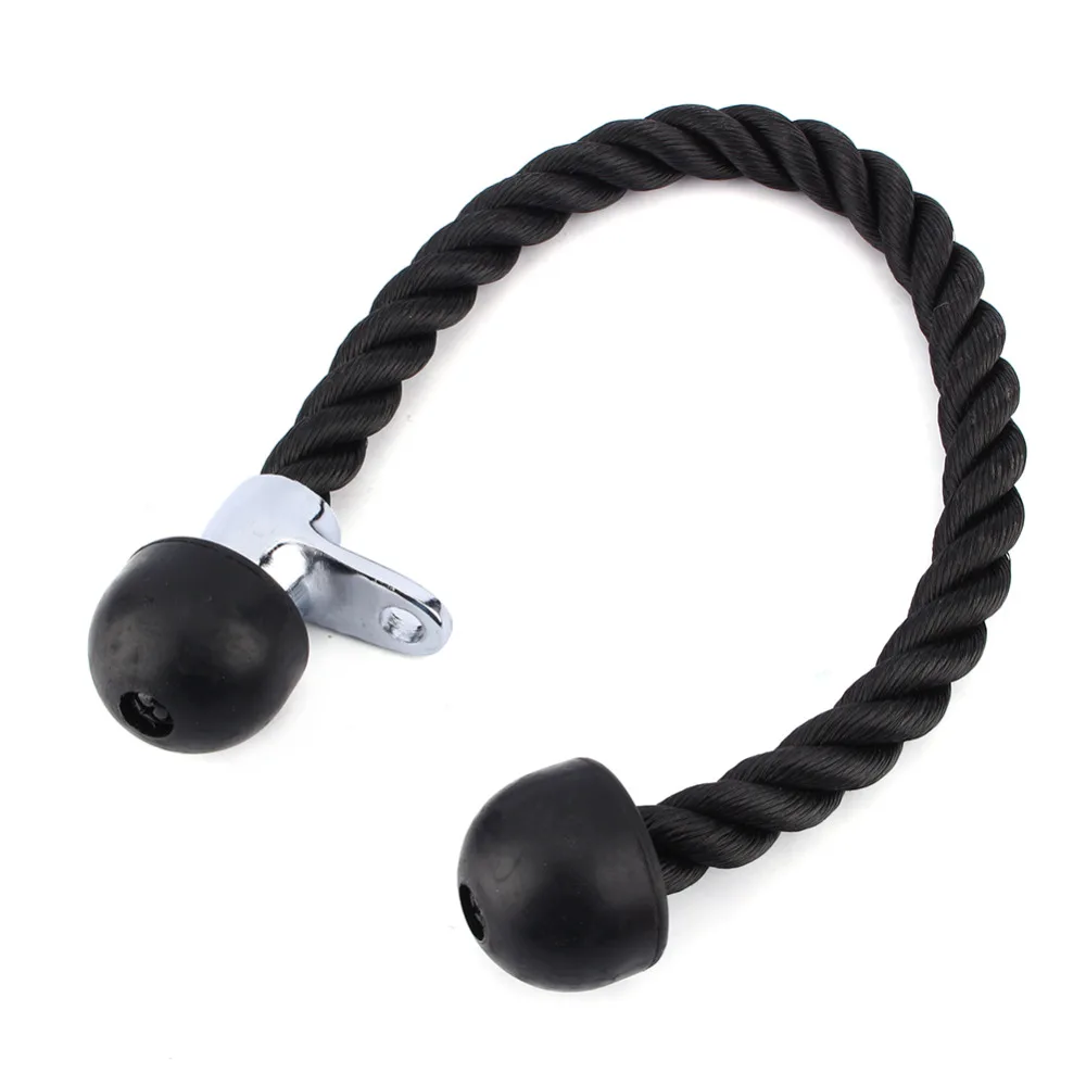

High Quality Tricep Rope Push Pull Down Cord Heavy Duty Bodybuilding Attachment Fitness Exercise Workout for Home or Gym Use