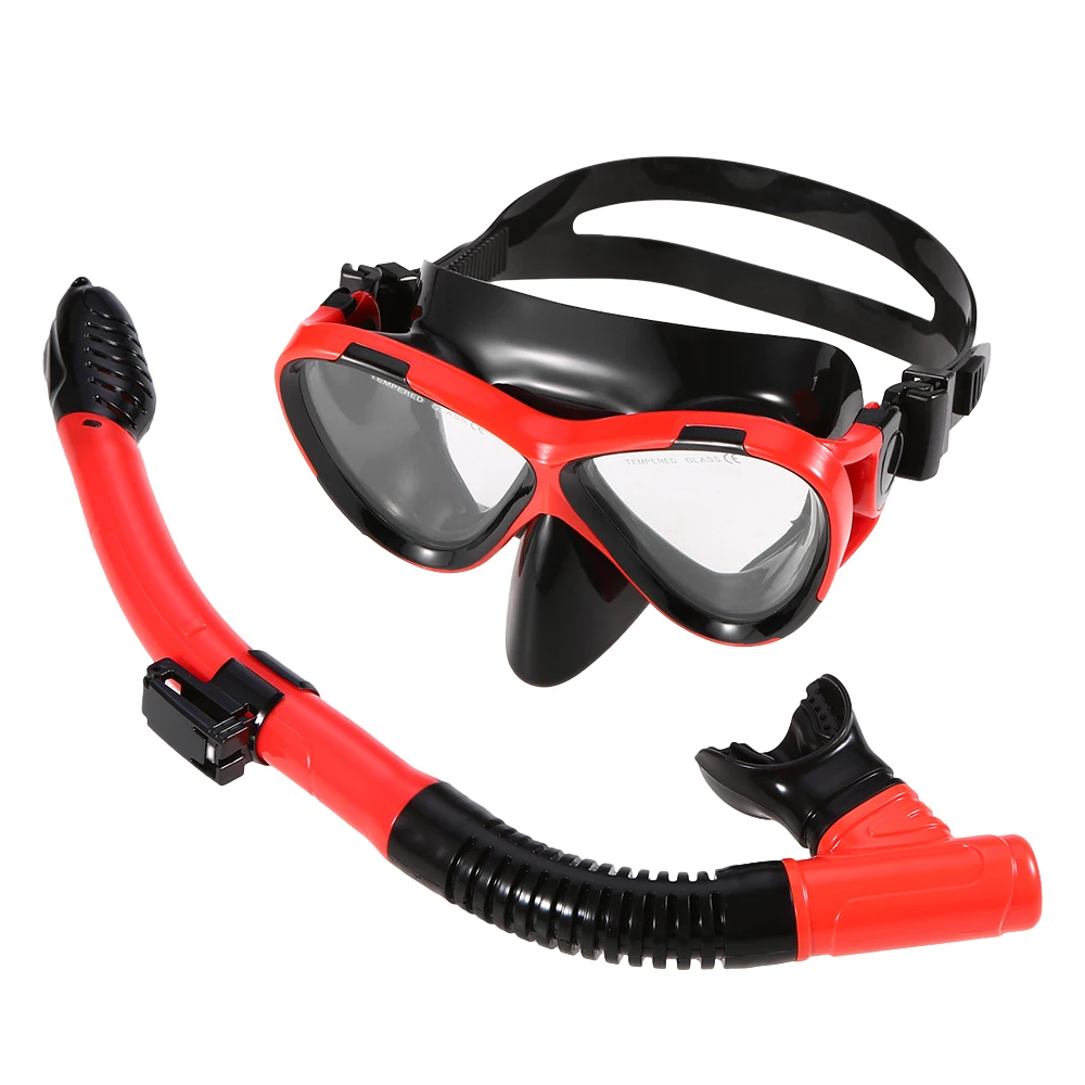 Lixada, детская маска для подводного плавания, набор трубок, маска для подводного плавания, очки для дайвинга, плавания, легкое дыхание, сухая маска для подводного плавания