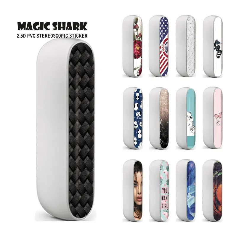 

Magic Shark Piggy Bear Flamingo Dargon Weaving Cute Panda PVC E Cigar Sticker Film Case for IQOS 3.0 3 427-445