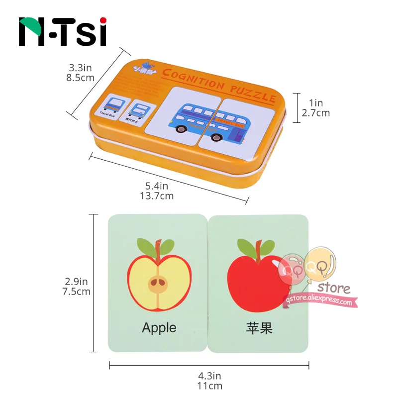 N-Tsi игра для матча, головоломка для дорожного движения, мебель для животных, Сортировочная головоломка для детей, Обучающие Развивающие игрушки для детей, рождественский подарок