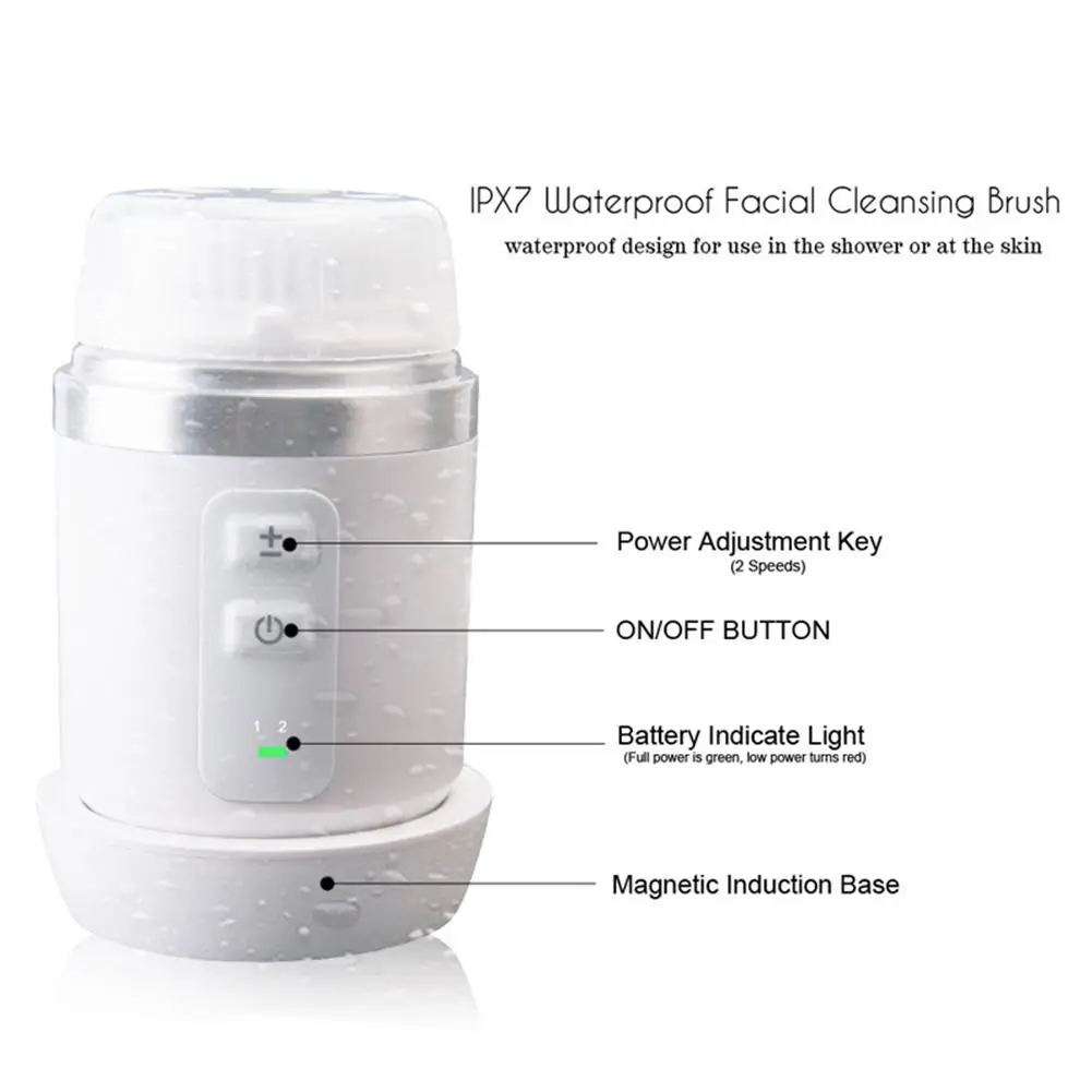 

Facial Care Tools Ultrasonic Cleansing Instrument Washing Face Washing Machine Washing Brush Beauty Equipment
