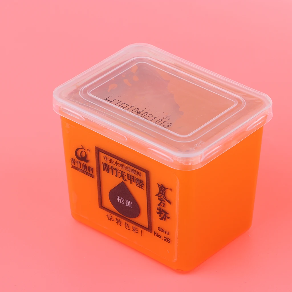8 Colors High Quality Gouache Paint Set 80ml Jelly Cup Design Portable Case for Artists, Students, Gouache Watercolor Painting