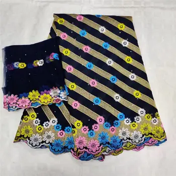 

2019 African Cotton Lace Fabric 2019 High Quality Embroidered Swiss Voile Lace Fabric For Wedding Party Dress-LY30