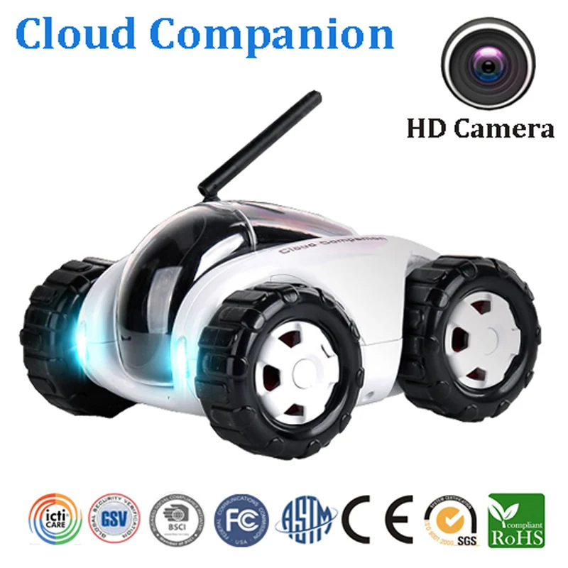 WiFi FPV RC Car Vehicle Tank with Camera Remote Control Surveillance Real time Video Cloud Companion