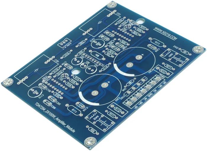 

TDA7294 2*100W current mode power amplifier PCB hollow board (one board 2 channle)