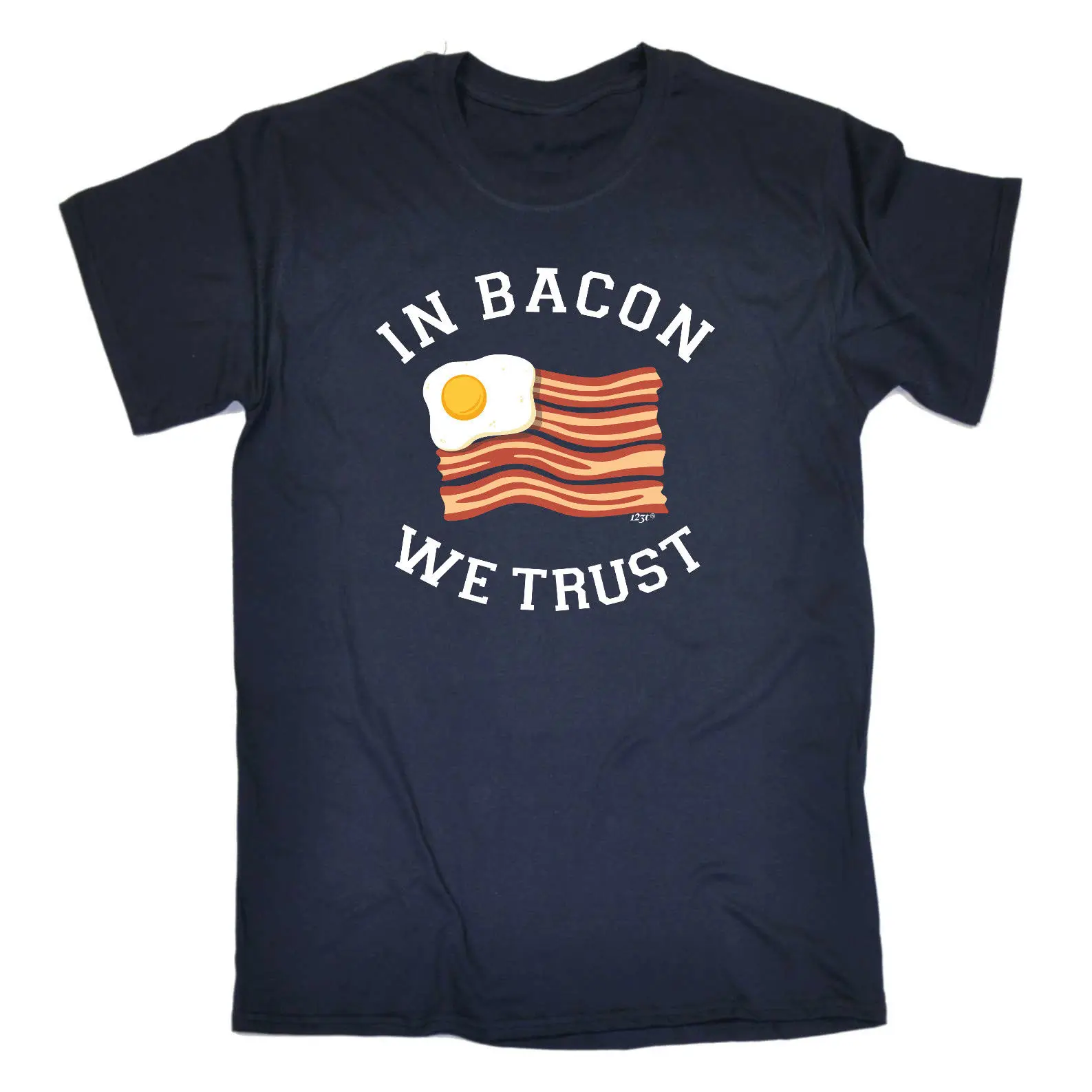 

2019 Funny Funny Novelty T-Shirt Mens Tee Tshirt - In Bacon We Trust Tee Hoodie