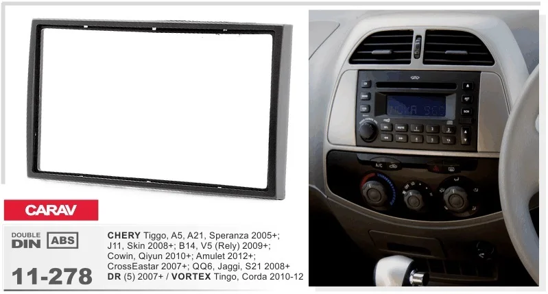 

Frame+android 6.0 car dvd player for chery tiggo A5 A21 speranza skin cowin amulet stereo autoradio tape recorder head units