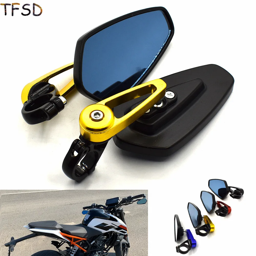 

General Motorcycle Aluminum Alloy 7/8" 22mm Rod End Side Mirror General Motorcbike bicycle