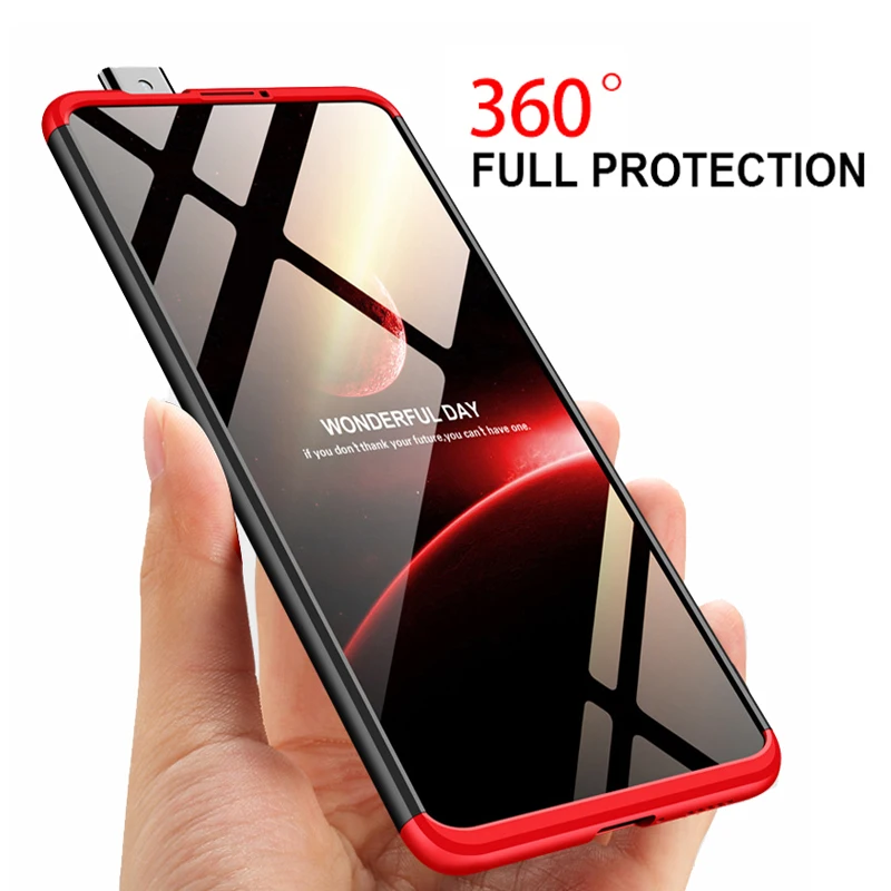 

3-in-1 Plastic Hard 360 Protection Glass Case For Xiaomi Mi 9T Pro Mi 9T For Redmi K20 Back Cover Case for Redmi K20 Pro Glass