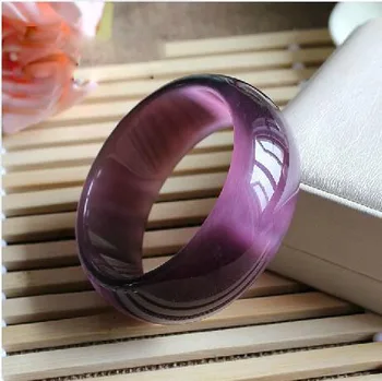 

Natural handmade purple cat eye bracelet Women bracelet Amulet Jewelry Bangles