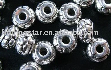 

FREE SHIPPING 240Pcs Tibetan silver drum spacer beads 8mm A1090