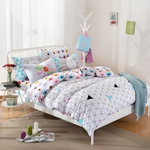 MEILUO Spring And Summer Rural Floral Gregs World Cartoon Cotton Covered Four-Piece Suit