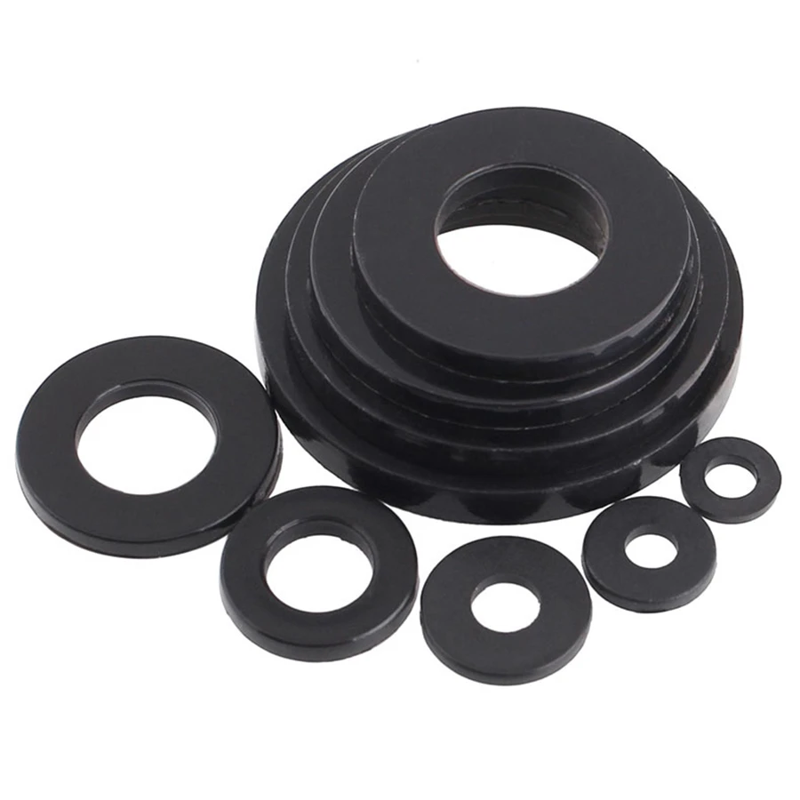 ZZHY M6 M8 M10White Plane Spacer Insulation Seals Gasket Ring Black Nylon Plastic Flat Washer WAsher 100pcs Color : Black, Inner Diameter : M8x16x1.5 ZZHY M6 M8 M10White Plane Spacer Insulation Seals Gasket Ring Black Nylon Plastic Flat Washer WAsher 100pcs Color : Black, Inner Diameter : M8x16x1.5