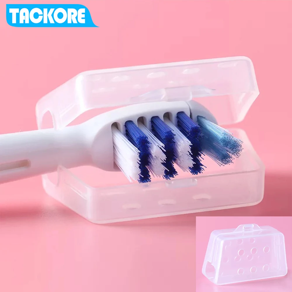 

Travel Portable Brush Head Box Electric Brush Head Cover Plastic Cap For OralB Brush Small Cap For Circel Brush Head