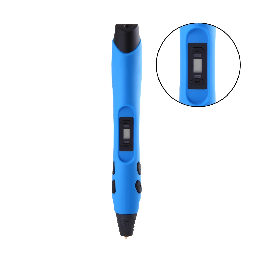 Детская 3D Ручка карандаш SL300 с пла филаментом 22*10 м и ЖК дисплеем|3d pen|pen 3ddoodle pen 3d |