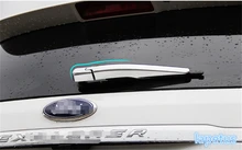 Kit de Exterior Lapetus para Ford Explorer 2011 - 2019 cubierta de limpiaparabrisas trasero cromado ABS moldura guarnición Accesorios