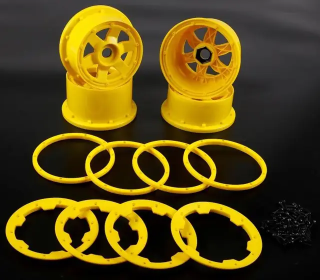Cheap Rovan 1/5 Scale Gas Baja 5B Tyres High Strength Nylon Wheel Hubs Metal Binding Cao RC CAR Parts NEW
