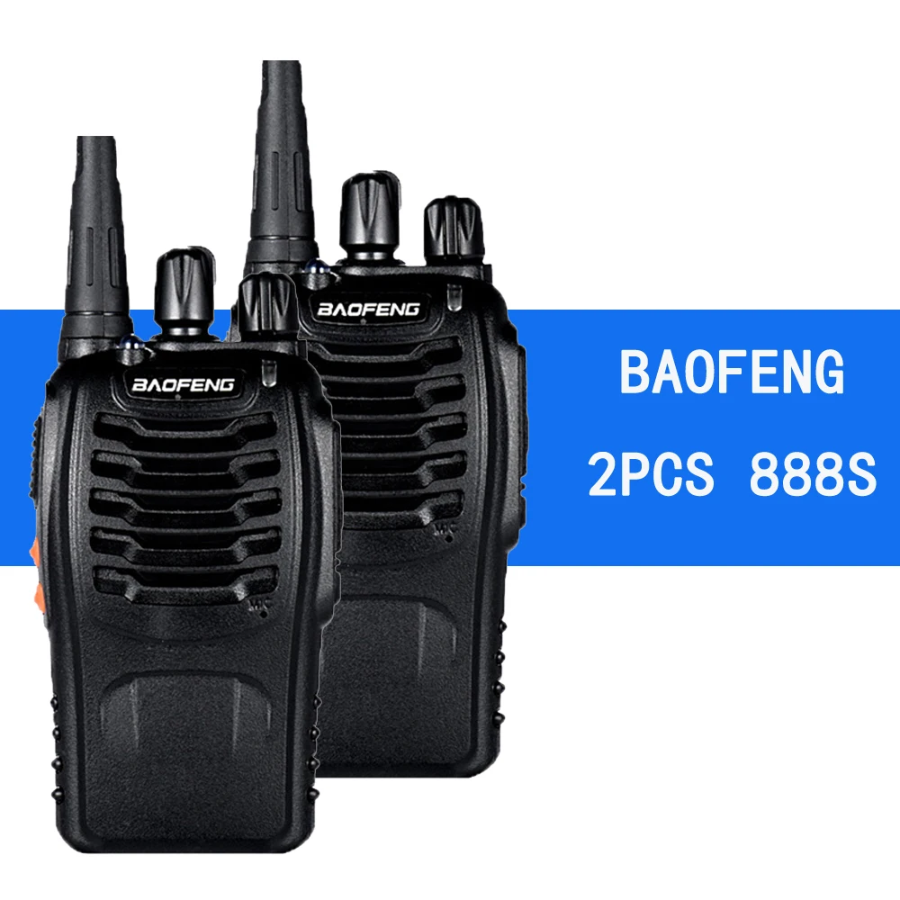 Baofeng BF-888S портативная двухсторонняя рация 888s UHF 400-470MHz 5W портативная Любительская рация CB радио коммуникатор 5км