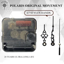 Известный бренд Polaris часовой механизм лучшее качество 20 лет жизни кварцевые настенные часы механизм Запчасти Ремонт Замена