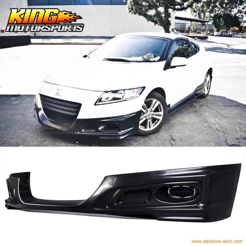 Fits 2011-2012 Honda CRZ Mugen Style ABS Front Bumper Lip Spoiler Bodykit