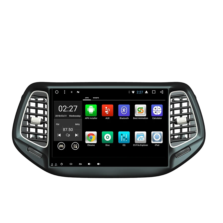 Discount Asvegen Android 7.1 Quad Core Car Radio GPS Navigation Stereo Headunit WIFI 4G Media DVD Player For Jeep Compass  2016 2