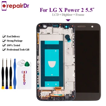 

5.5'' For LG X Power 2 M320/X power2 LCD Screen Display+digitizer Touch Glass Frame Assembly Tested For LG X Power 2 Lcd Screen