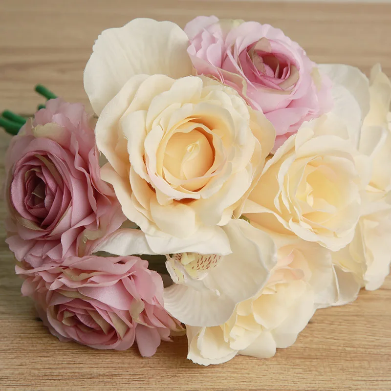 Искусственные орхидеи на ощупь 12 цветов|artificial rose flower|flowers fordecorative flowers |