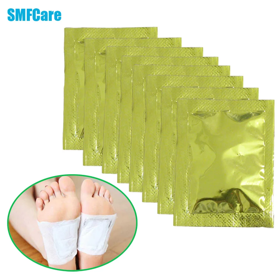 8pcs Patches+8pcs Adhesives Charcoal Detox Foot Pads Patches with