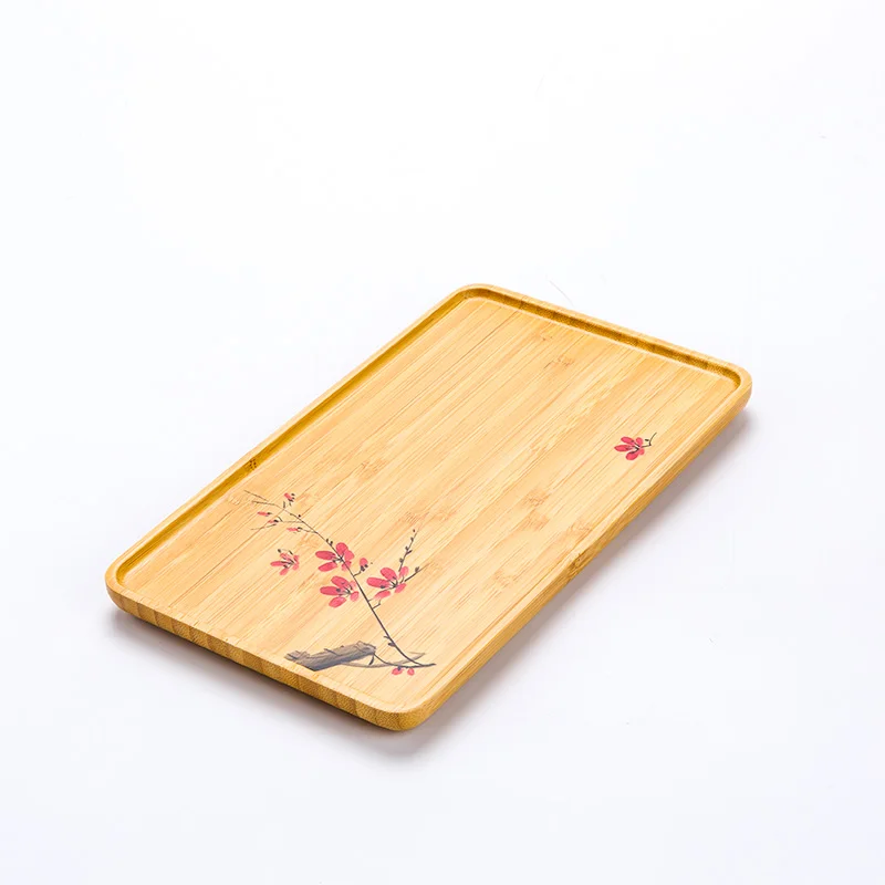 TANGPIN bamboo tea trays natural bamboo tea board kung fu tea tray table serving accessories - Цвет: Style A