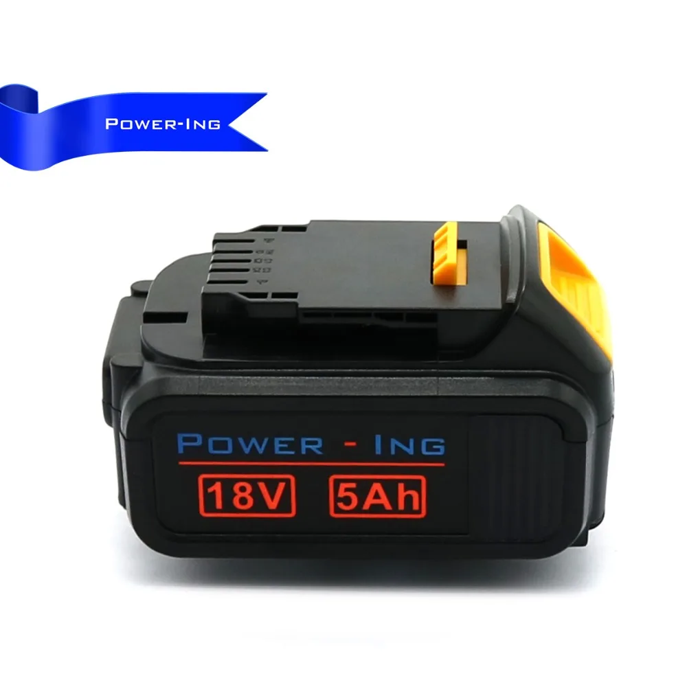 

For Dewalt 18v 5ah replacement battery for dewalt power tools sets 2PCS