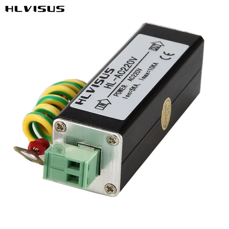 Computer & Office Free Shipping 1pcs Ac Dc 24v Single Channel Power Surge Protector Lighting Protection With 2pin Connector