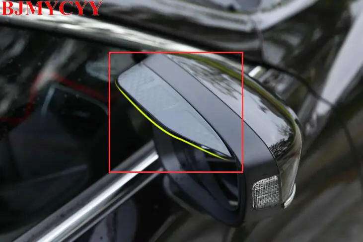 

BJMYCYY Car styling Car rearview mirror rain eyebrow For Mazda CX3 CX3 Accessories