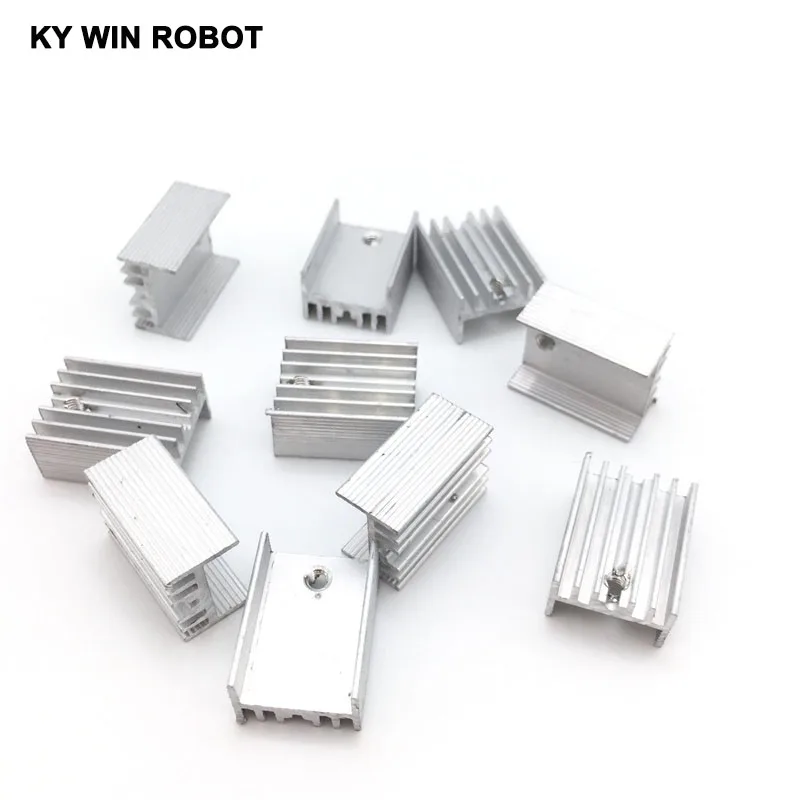 20PCS TO-220 TO220 Heat Sink 21x15x11mm Cooler Cooling Heatsink Transistor Radiator Aluminum
