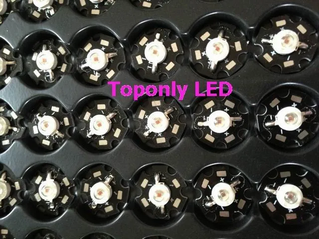 

3w 620-630nm color red led diode lamp with 20mm PCB DC2.4-2.8v 700mA diy led component bulb for green house&aquarium lighting