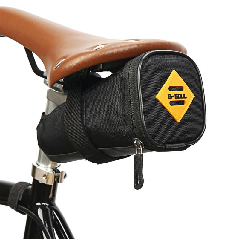 cheap Bicycle Bags Big Capability Cycling Riding Seat Tail Rear Pouch Saddle Bag Mountain Triangle Bike Holder Bicycle Accessories