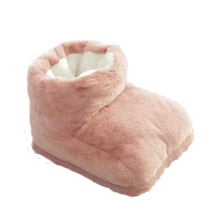 Для кемпинга, с кроличьим мехом, для мужчин, женские стельки, USB, сумка для горячей воды, все включено, для ног, теплые инструменты, зимний аксессуар - Цвет: Pink