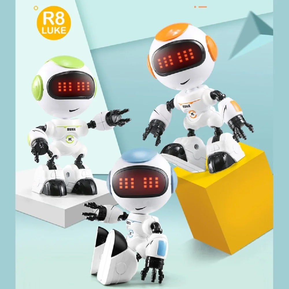 2019 LED Robot kids Toy JJR/C R8 Novel Toy Touch Induction Robot Robot Smart Voice DIY Body Gesture Model Toy 2019 LED Robot kids Toy JJR/C R8 Novel Toy Touch Induction Robot Robot Smart Voice DIY Body Gesture Model Toy