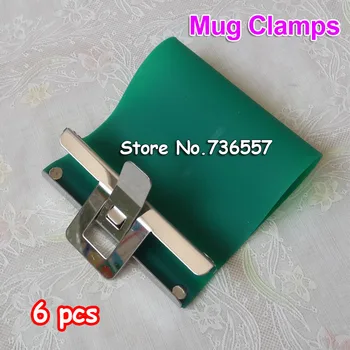 

6 X Mugs Rubber Clamps Silicone Fixture for 3D Vacuum Sublimation Machine 11oz