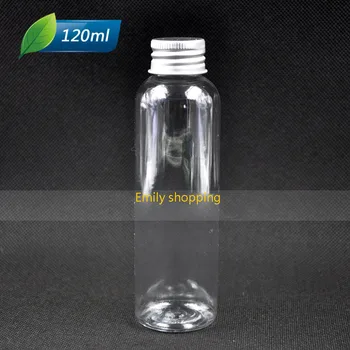 

Shampoo Toner 50X120ML Small Bottle Empty Refillable Skin Care Hydrating PET Containers Creams or Ointments Small Sample Bottle