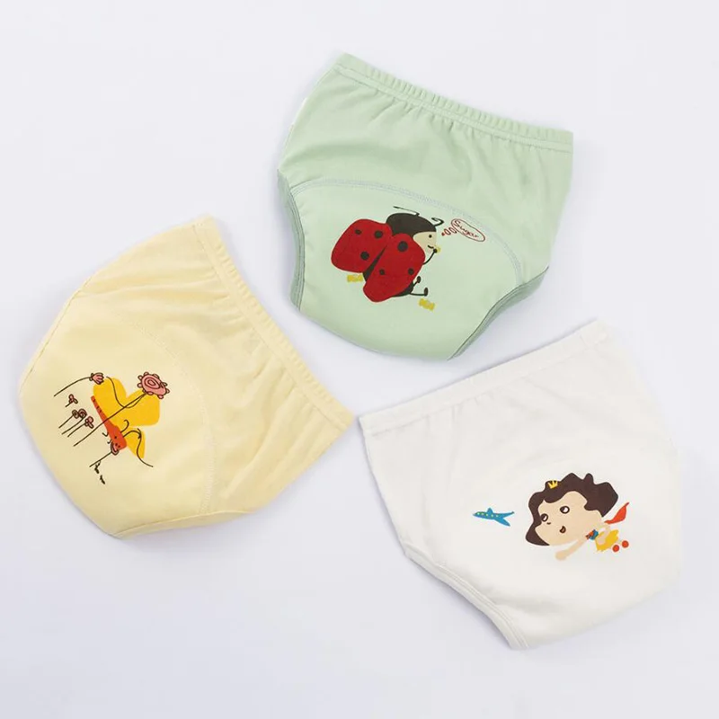Animals Prints Baby Child Potty Training Cute Pants Cloth Diaper Underwear