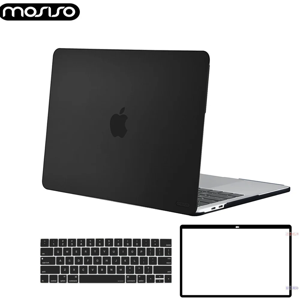 

MOSISO for MacBook Pro 13 Case A1989 A1706 A1708 Laptop Hard Cover Shell for New Pro 15 touch bar/pad A1707 A1990+Keyboard Cover