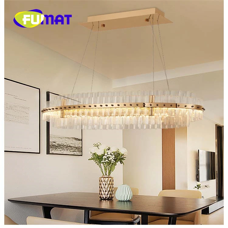 

FUMAT Post-Modern K9 Crystal Chandelier Creative Personality Luxury Crystal Light Living Room Hanging Lamp