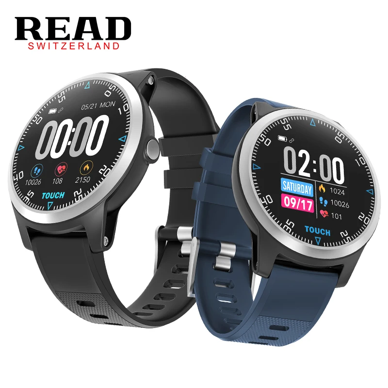 

Sport Wrist Watch Men READ ECG PPG Blood Pressure Smartwatch 2019 Samrt Watch Heart Rate Monitor Fitness Tracker Wristband E101