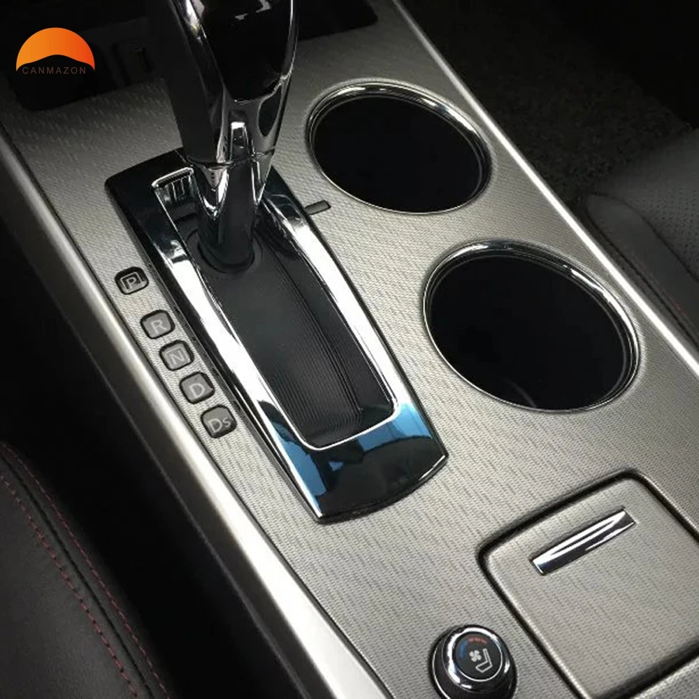 For Nissan Teana Altima 2013 2014 2015 2016 2017 ABS Chrome Interior Gear Box Shift Panel Cover Trim Stickers Auto Parts 1pcs For Nissan Teana Altima 2013 2014 2015 2016 2017 ABS Chrome Interior Gear Box Shift Panel Cover Trim Stickers Auto Parts 1pcs