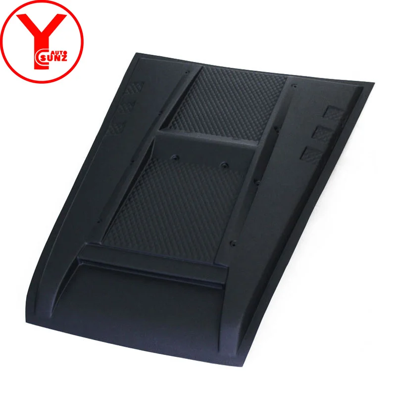  matte black Bonnet Scoops Hoods Covers For Ford Everest Ranger T7 2016 2017 2018 car parts accessor