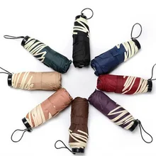 /8 видов цветов/мини-5-со складным зонтом/Солнечный и дождливой/рекламный зонтик/печать логотипа/светильник и удобный/Модный/