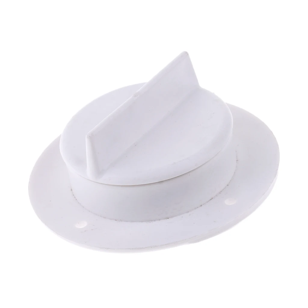 2019 New Universal White Nylon Marine Boat Deck Mount Screw Cap Drain Scupper Valve Screw Cap Bung Stopper Boat/Yacht Accessory