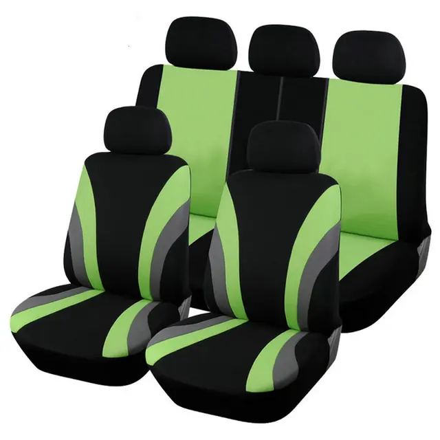 Fashion Green Car Seat Cover Universal Fit 95 above Vehicles Seat