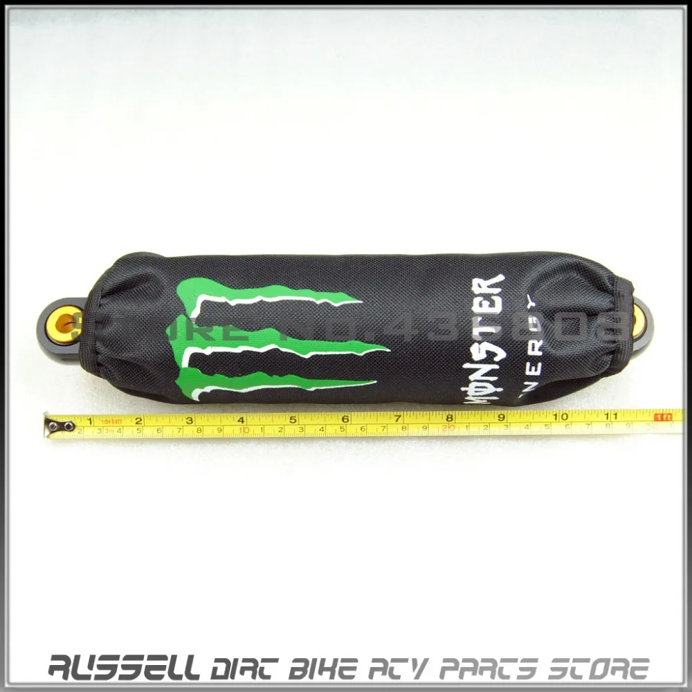 Rear shock Cover Protector Guard Suspension Cover Green PAW for Motorcycle Dirt Pit Bike ATVin